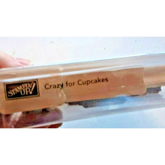 Crazy For Cupcakes Retired Stampin' Up! Stamp Set Balloon Party Birthday - Picture 7 of 8